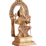 Goddess Rajarajeshwari Lalita Devi Brass Idol | 10" Sacred Art | 2.67kg Divine Masterpiece | Supreme Mother Grace | Jaipurio